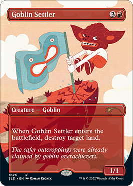 Goblin Settler (Borderless) [Secret Lair Drop Series] | Exor Games Truro