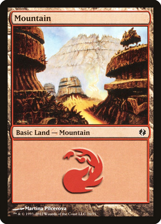 Mountain (76) [Duel Decks: Venser vs. Koth] | Exor Games Truro