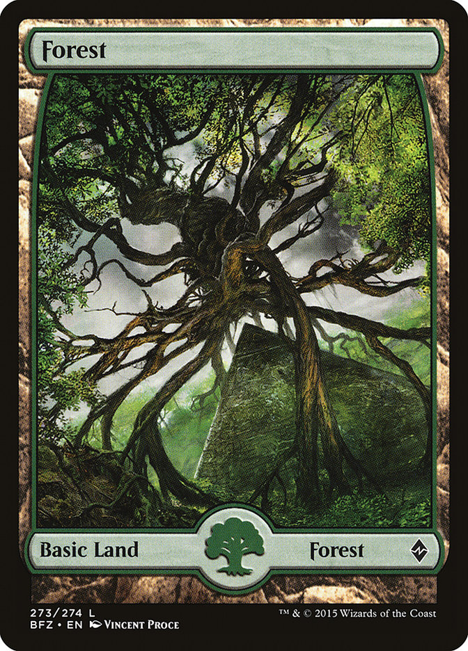 Forest (273) (Full Art) [Battle for Zendikar] | Exor Games Truro