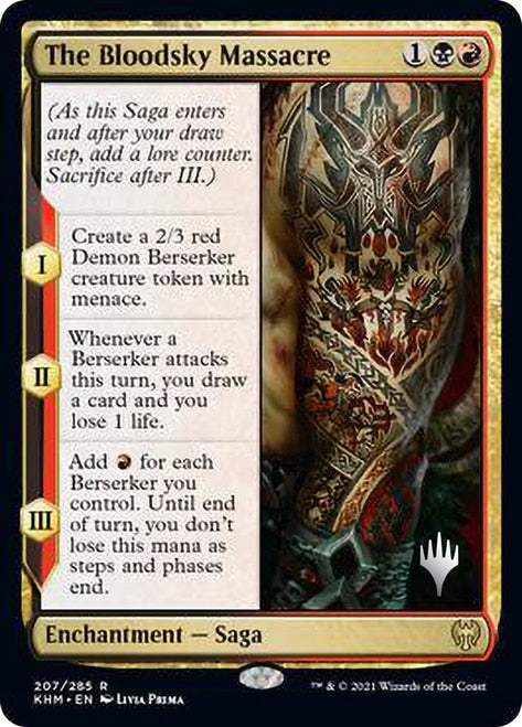 The Bloodsky Massacre (Promo Pack) [Kaldheim Promos] | Exor Games Truro