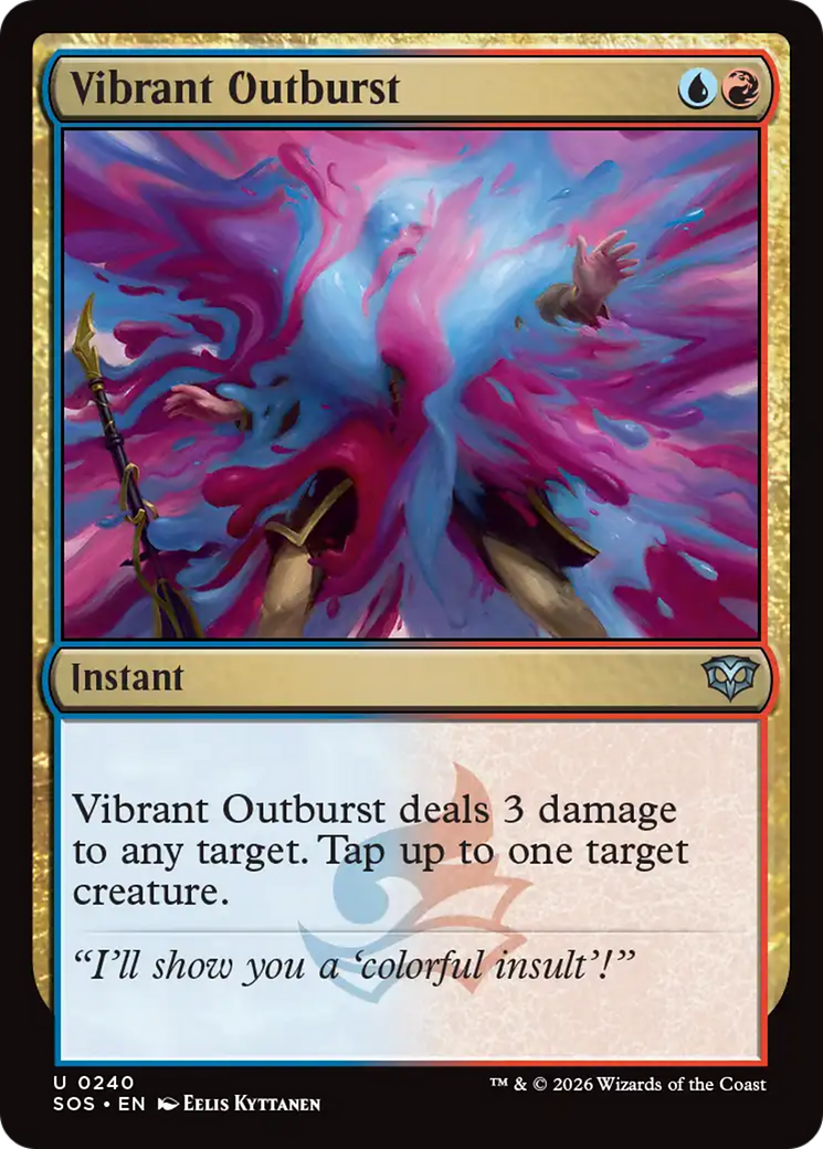 Vibrant Outburst [Secrets of Strixhaven] | Exor Games Truro