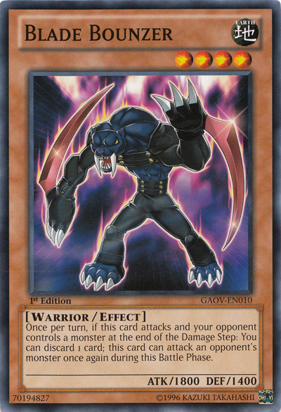 Blade Bounzer [GAOV-EN010] Common | Exor Games Truro