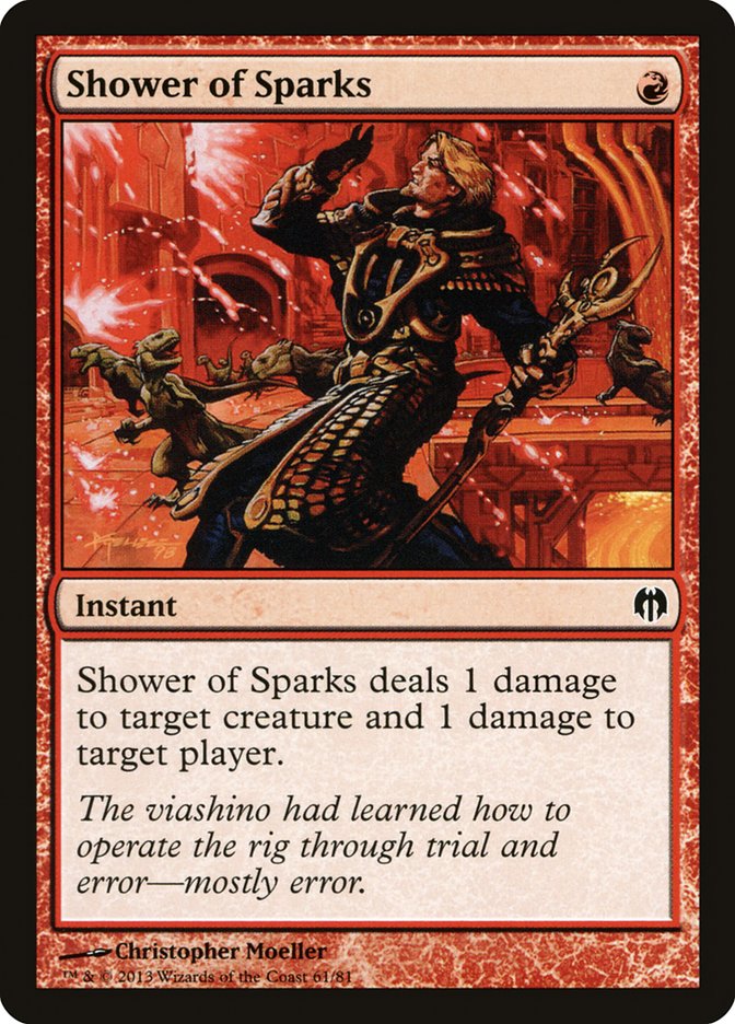 Shower of Sparks [Duel Decks: Heroes vs. Monsters] | Exor Games Truro
