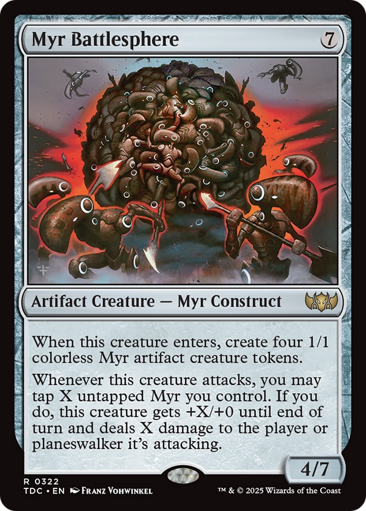 Myr Battlesphere [Tarkir: Dragonstorm Commander] | Exor Games Truro