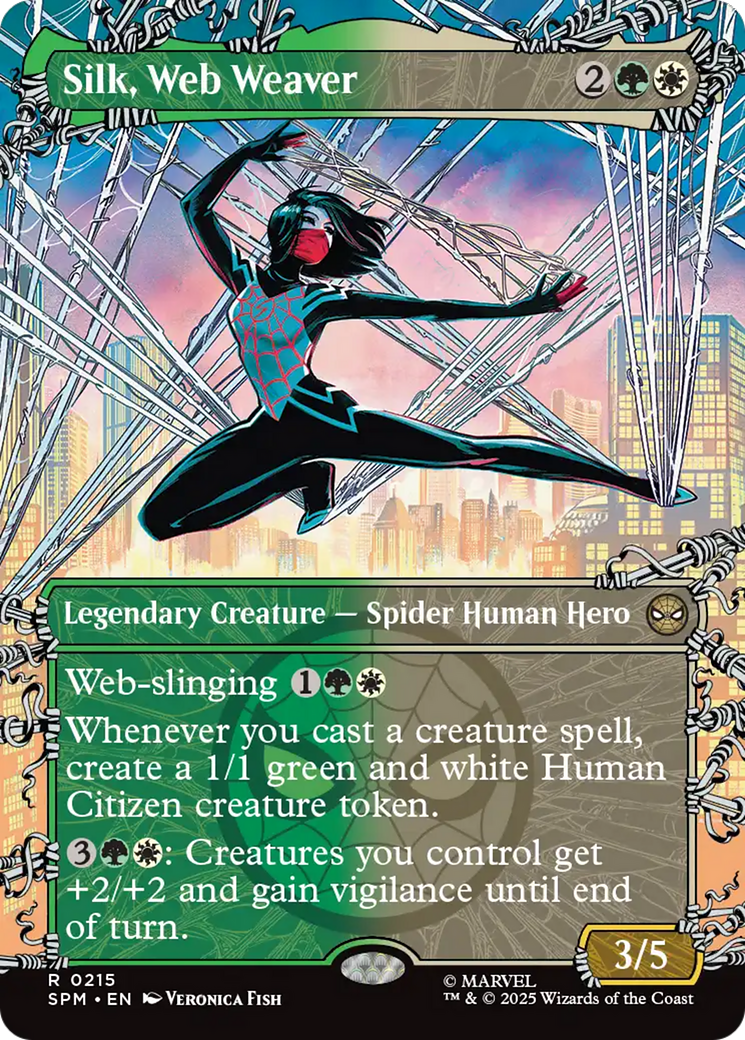 Silk, Web Weaver (Borderless) [Marvel's Spider-Man] | Exor Games Truro