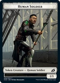 Human Soldier (004) // Zombie Double-Sided Token [Commander 2020 Tokens] | Exor Games Truro
