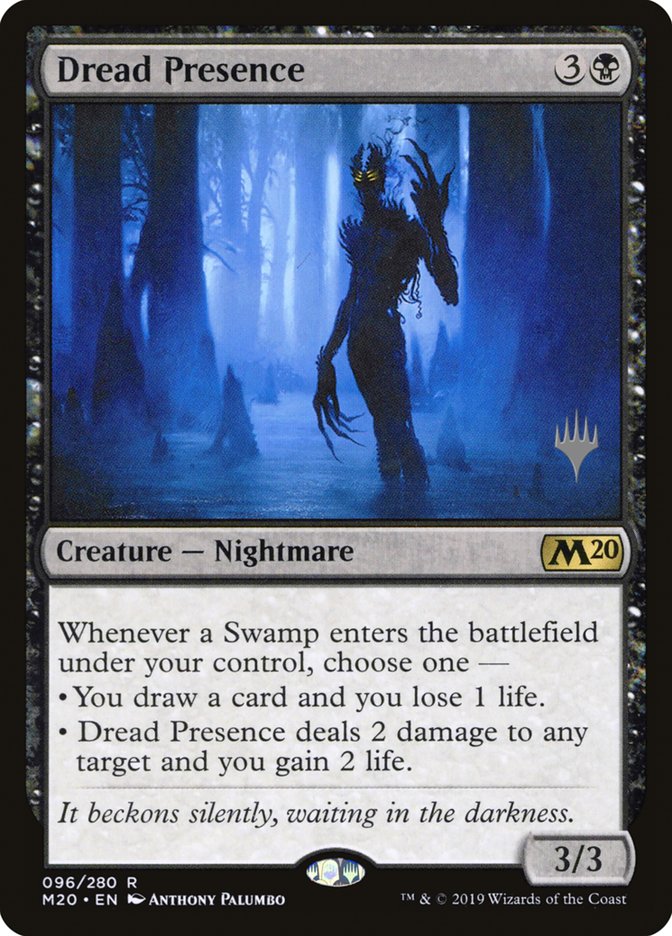 Dread Presence (Promo Pack) [Core Set 2020 Promos] | Exor Games Truro