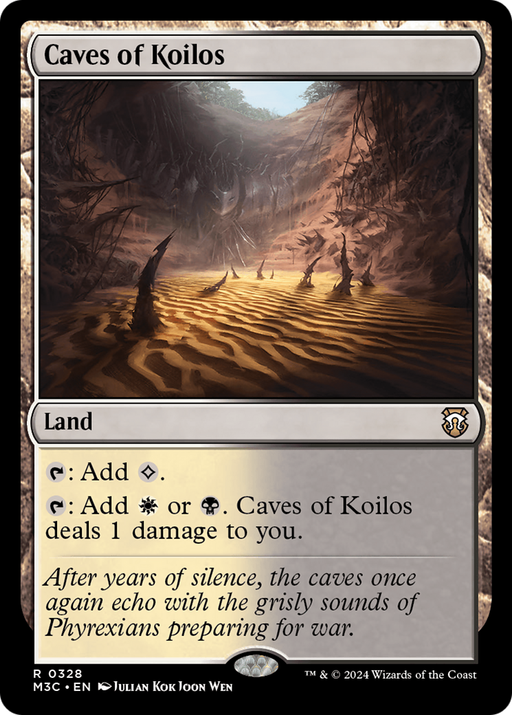 Caves of Koilos (Ripple Foil) [Modern Horizons 3 Commander] | Exor Games Truro