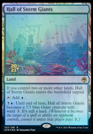 Hall of Storm Giants [Dungeons & Dragons: Adventures in the Forgotten Realms Prerelease Promos] | Exor Games Truro