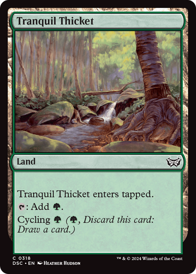 Tranquil Thicket [Duskmourn: House of Horror Commander] | Exor Games Truro