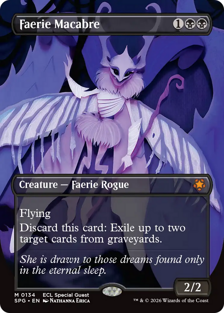 Faerie Macabre (Borderless) [Lorwyn Eclipsed Special Guests] | Exor Games Truro