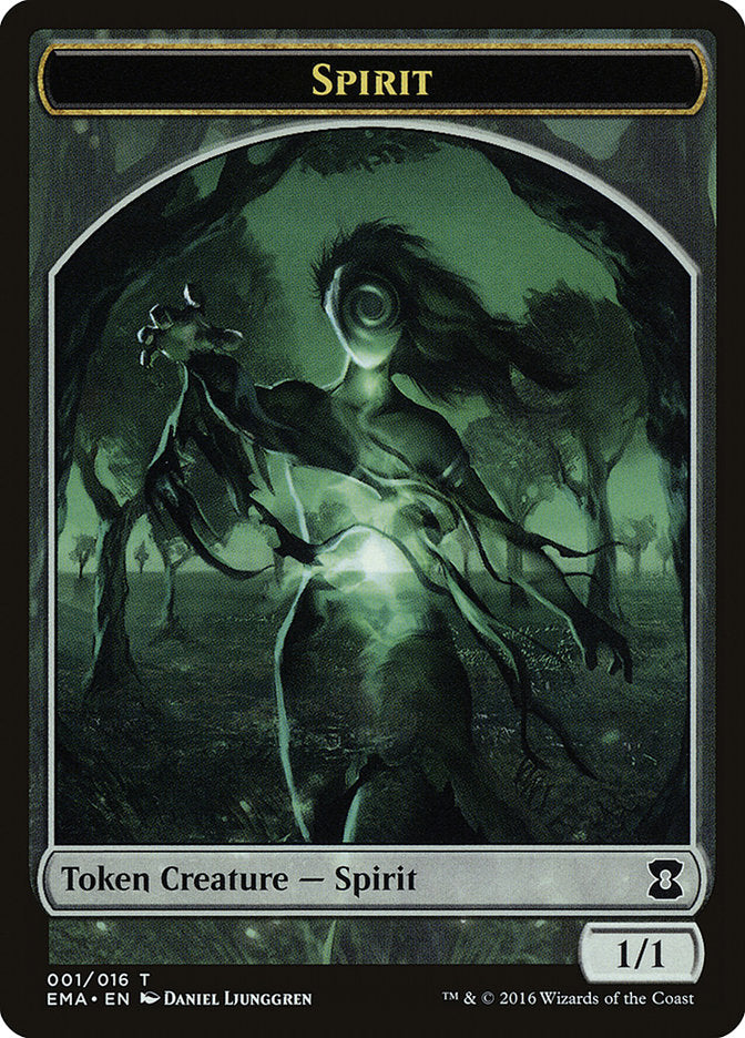 Spirit Token (001/016) [Eternal Masters Tokens] | Exor Games Truro