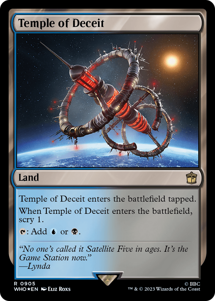 Temple of Deceit (Surge Foil) [Doctor Who] | Exor Games Truro