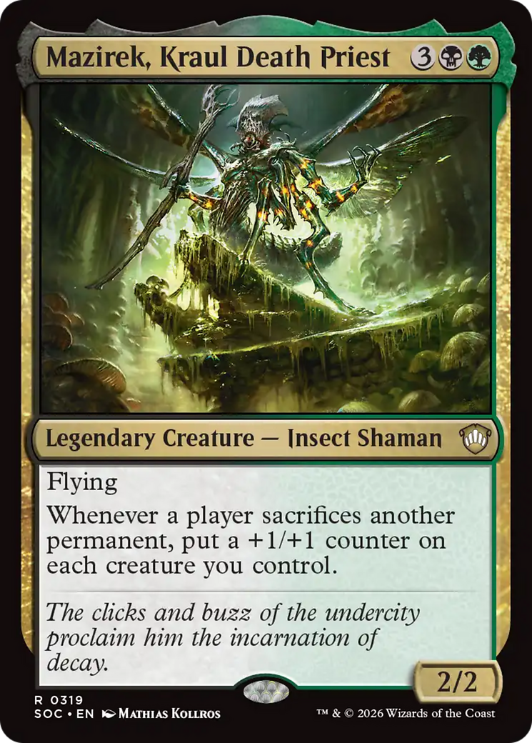 Mazirek, Kraul Death Priest [Secrets of Strixhaven Commander] | Exor Games Truro