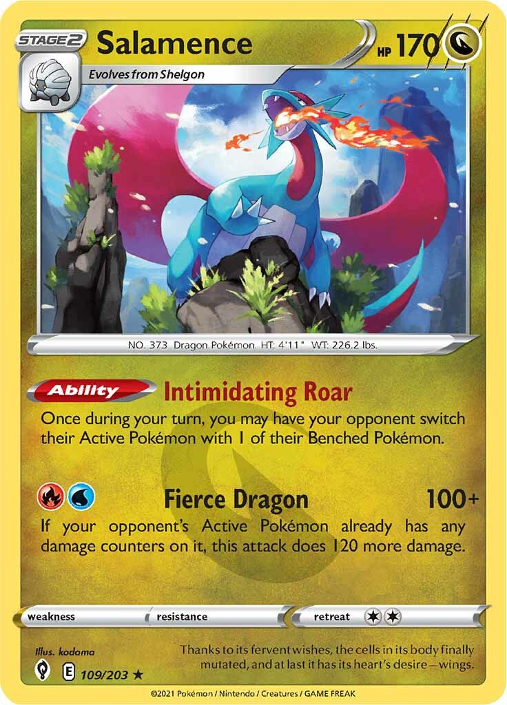 Salamence (109/203) [Sword & Shield: Evolving Skies] | Exor Games Truro