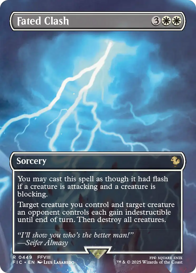 Fated Clash (Borderless) [FINAL FANTASY Commander] | Exor Games Truro