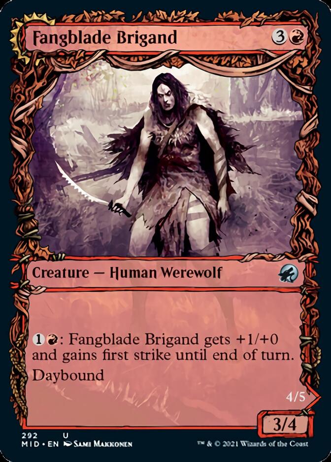 Fangblade Brigand // Fangblade Eviscerator (Showcase Equinox) [Innistrad: Midnight Hunt] | Exor Games Truro