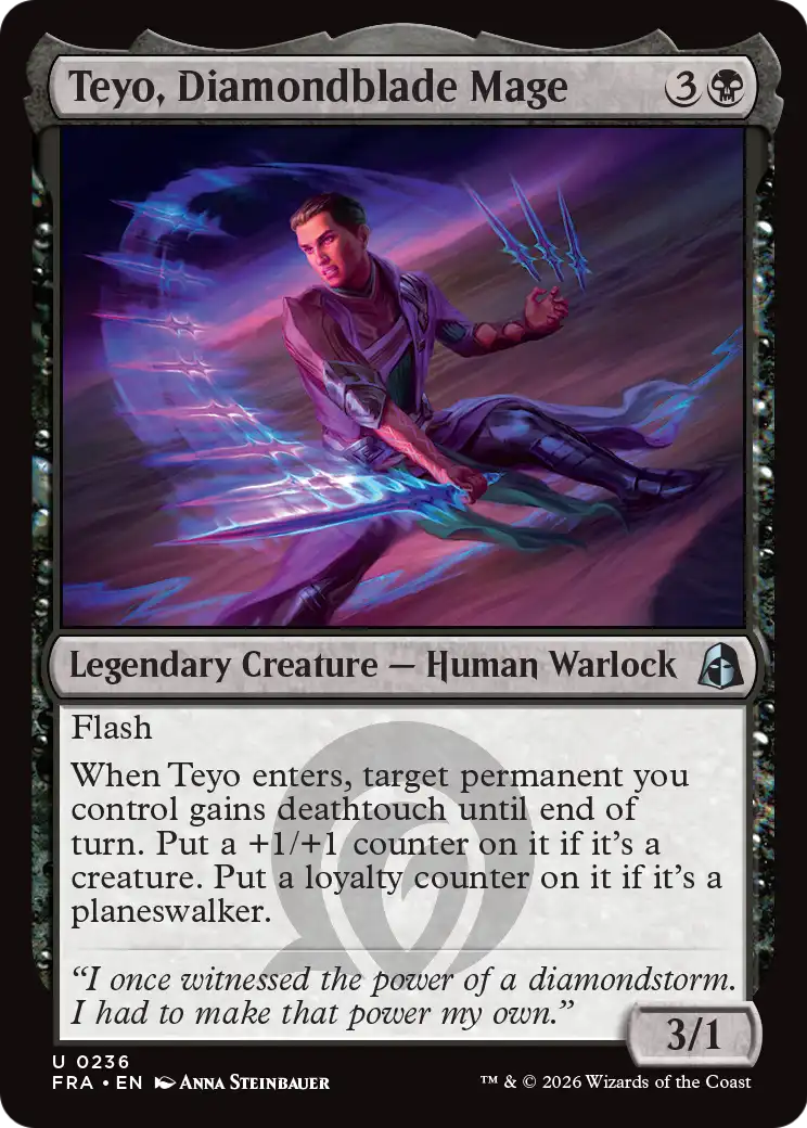 Teyo, Diamondblade Mage [Reality Fracture] | Exor Games Truro