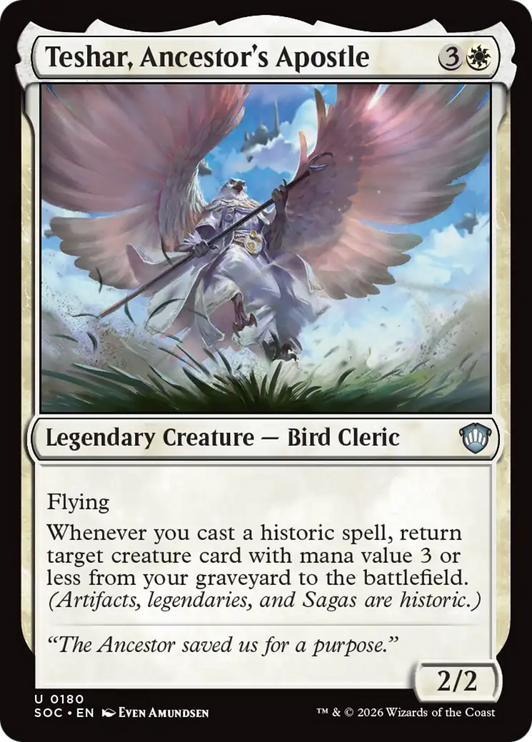Teshar, Ancestor's Apostle [Secrets of Strixhaven Commander] | Exor Games Truro