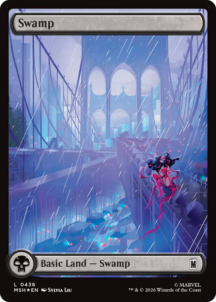 Swamp (0438) (Surge Foil) [Marvel Super Heroes] | Exor Games Truro