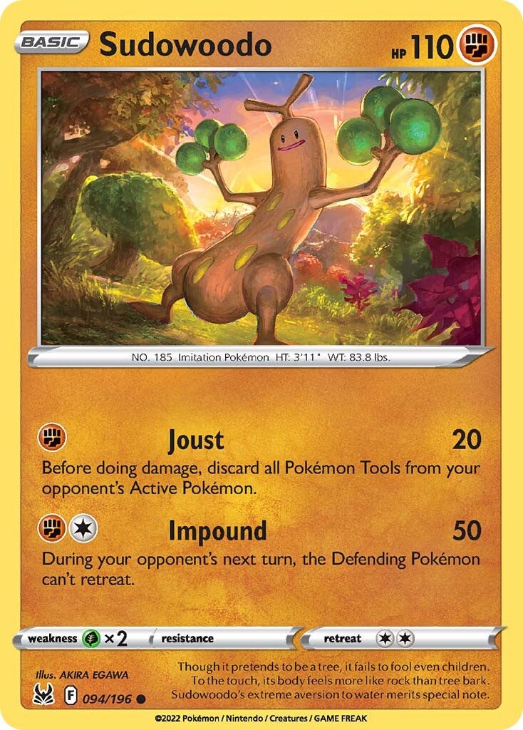 Sudowoodo (094/196) [Sword & Shield: Lost Origin] | Exor Games Truro