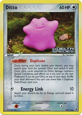 Ditto (35/113) (Stamped) [EX: Delta Species] | Exor Games Truro