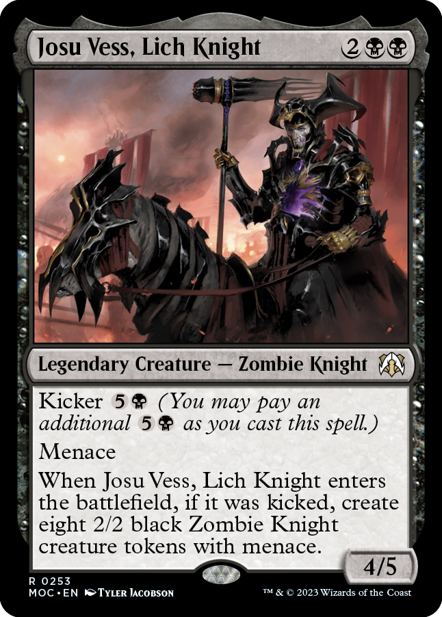 Josu Vess, Lich Knight [March of the Machine Commander] | Exor Games Truro