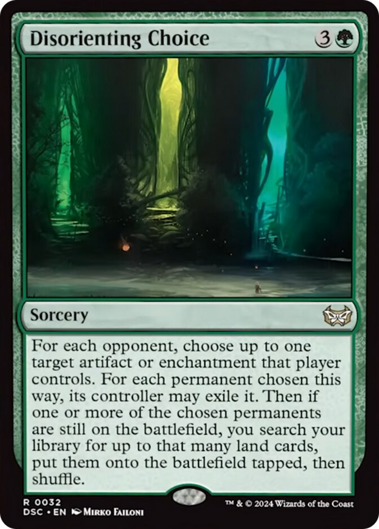 Disorienting Choice [Duskmourn: House of Horror Commander] | Exor Games Truro