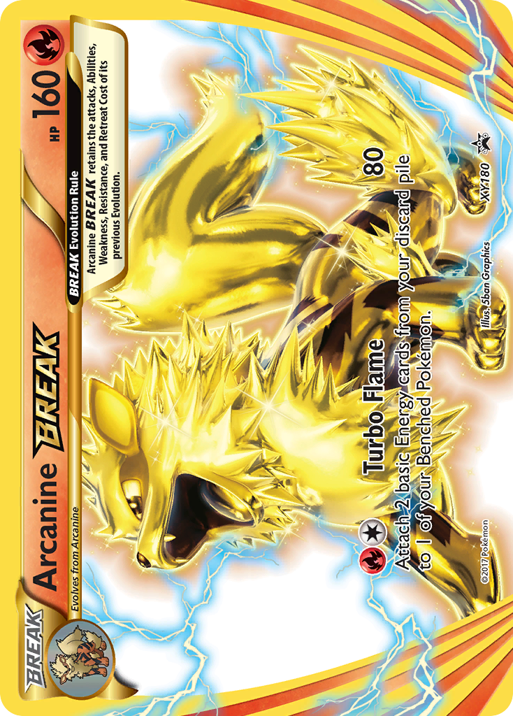 Arcanine BREAK (XY180) [XY: Black Star Promos] | Exor Games Truro