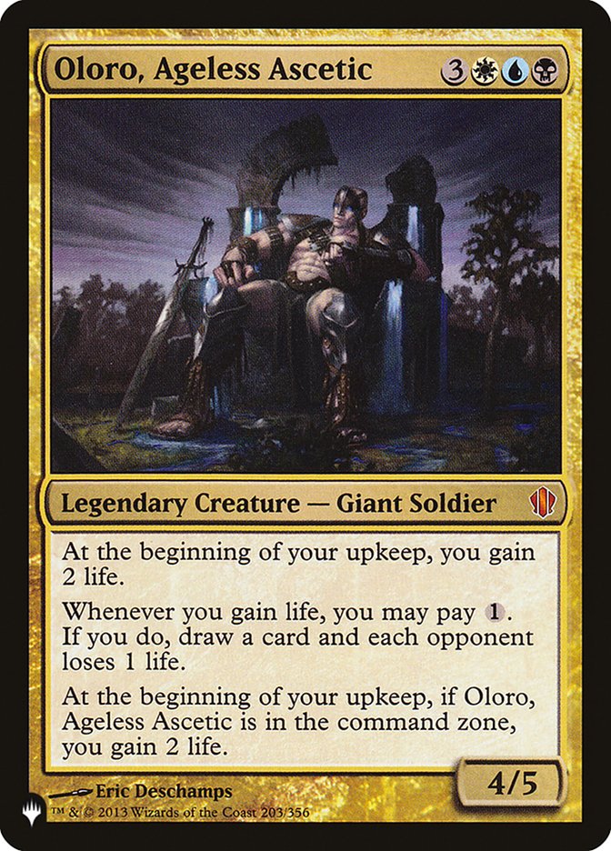 Oloro, Ageless Ascetic [The List] | Exor Games Truro