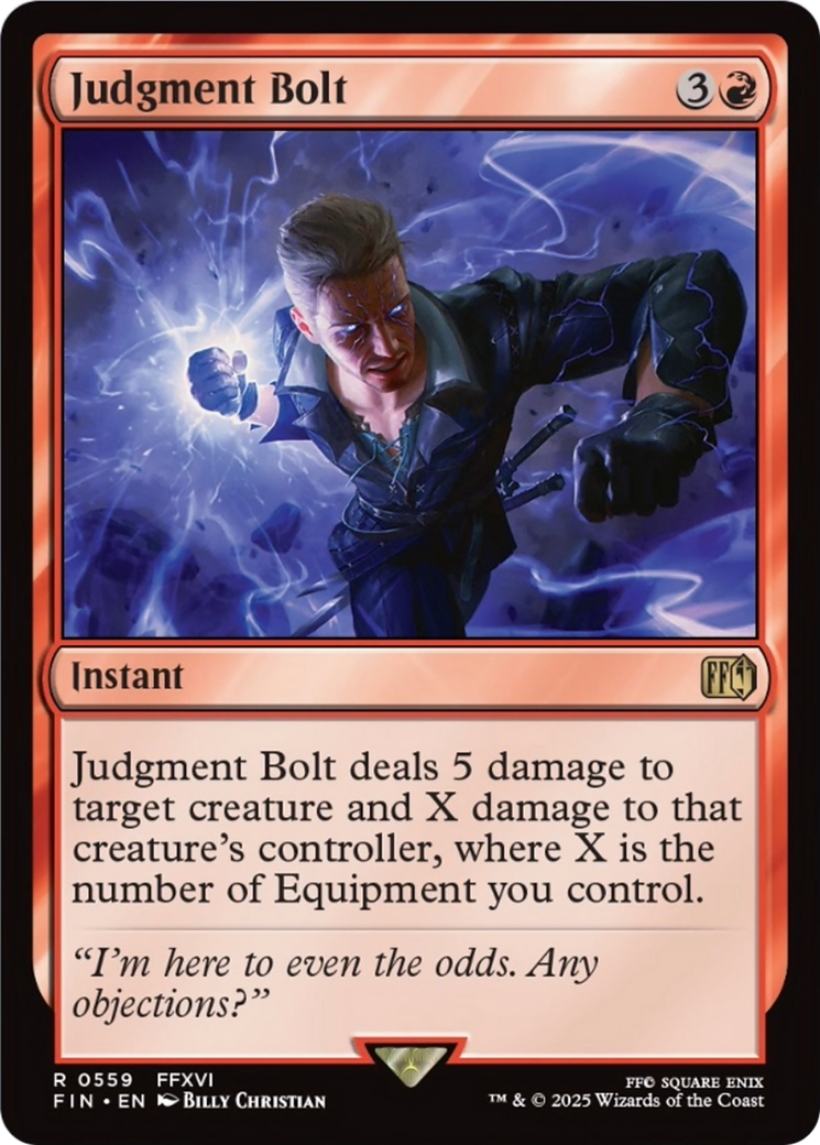 Judgment Bolt [FINAL FANTASY] | Exor Games Truro