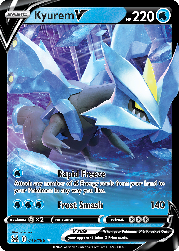 Kyurem V (048/196) (Jumbo Card) [Sword & Shield: Lost Origin] | Exor Games Truro