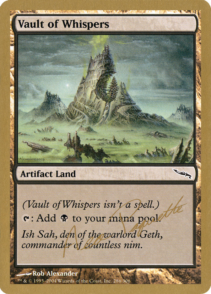 Vault of Whispers (Aeo Paquette) [World Championship Decks 2004] | Exor Games Truro