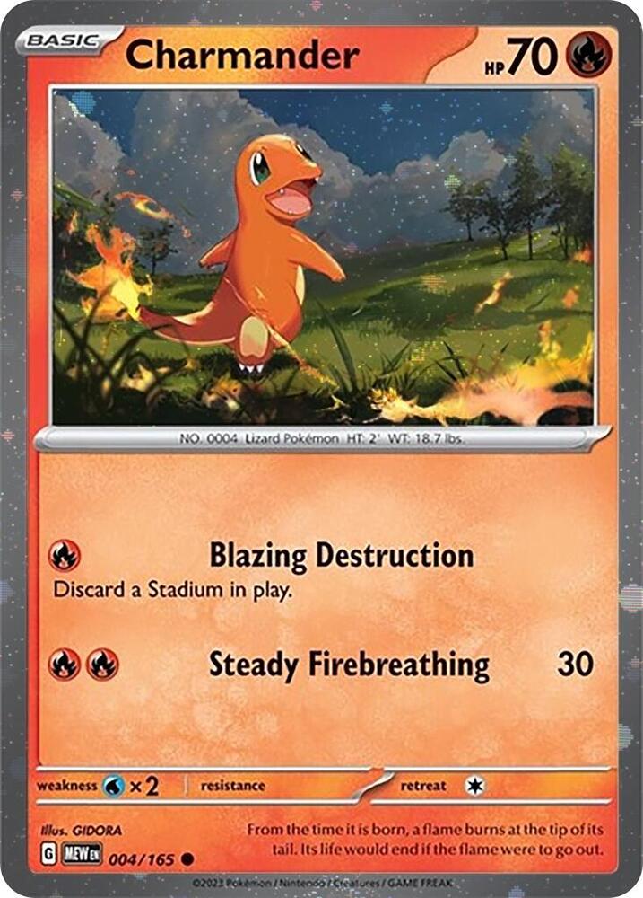 Charmander (004) (Cosmos Holo) [Scarlet & Violet: Black Star Promos] | Exor Games Truro