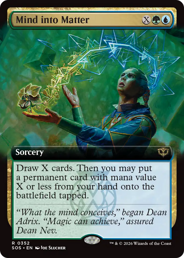 Mind into Matter (Extended Art) [Secrets of Strixhaven] | Exor Games Truro