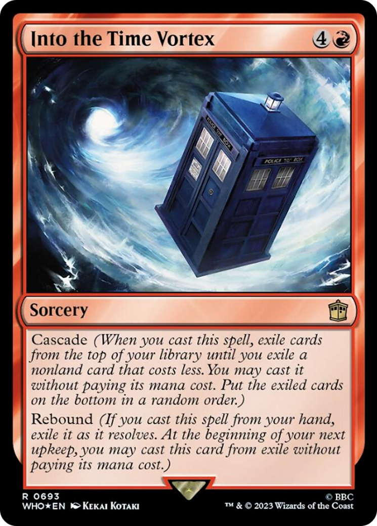 Into the Time Vortex (Surge Foil) [Doctor Who] | Exor Games Truro