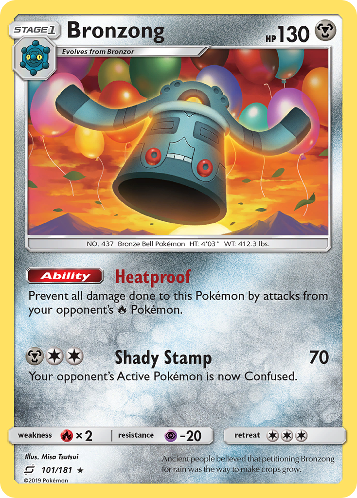 Bronzong (101/181) [Sun & Moon: Team Up] | Exor Games Truro