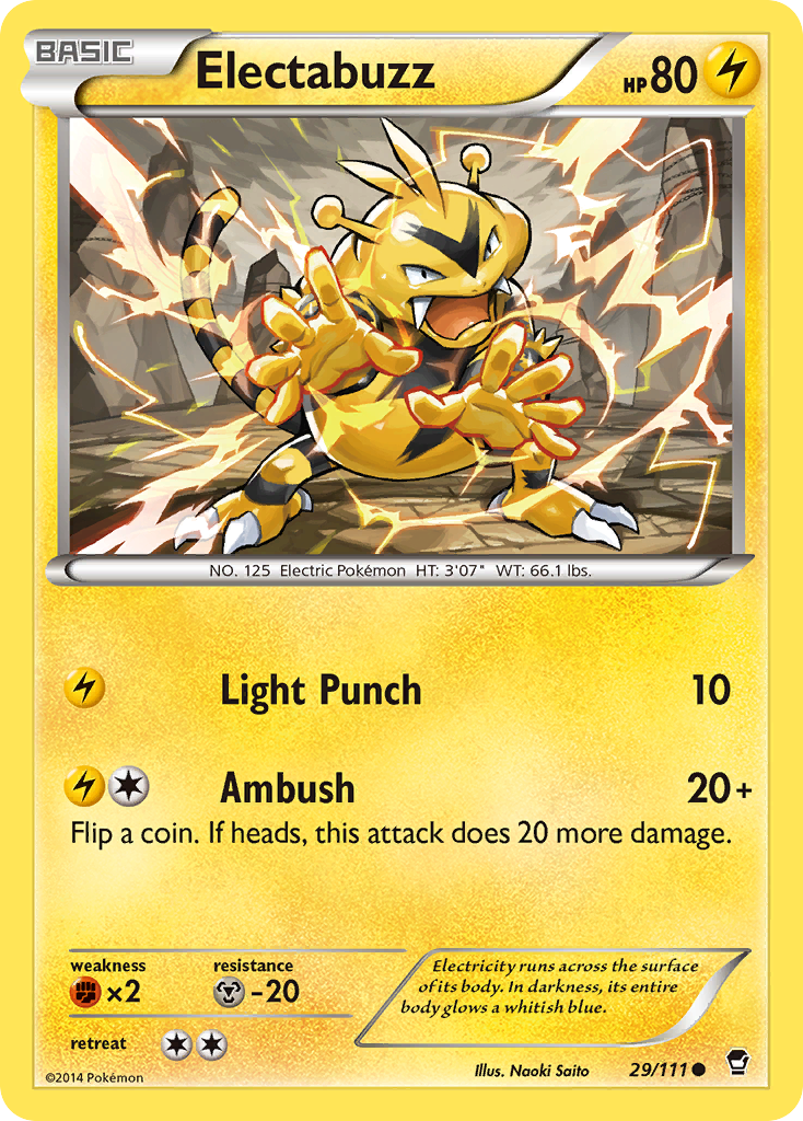 Electabuzz (29/111) [XY: Furious Fists] | Exor Games Truro