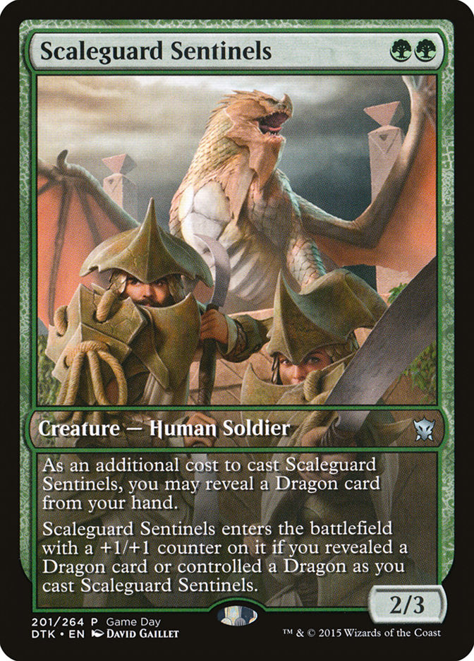 Scaleguard Sentinels (Game Day) [Dragons of Tarkir Promos] | Exor Games Truro