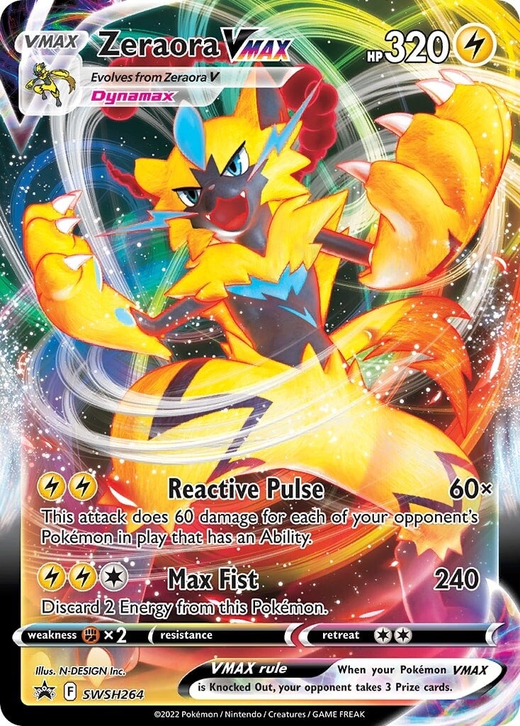 Zeraora VMAX (SWSH264) [Sword & Shield: Black Star Promos] | Exor Games Truro