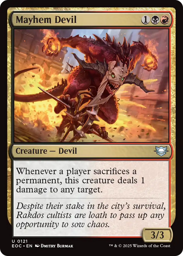 Mayhem Devil [Edge of Eternities Commander] | Exor Games Truro