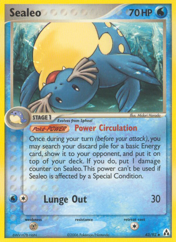 Sealeo (43/92) [EX: Legend Maker] | Exor Games Truro