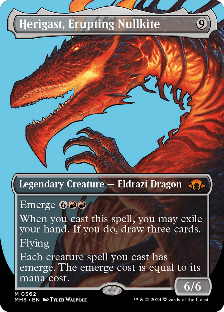 Herigast, Erupting Nullkite (Borderless) [Modern Horizons 3] | Exor Games Truro