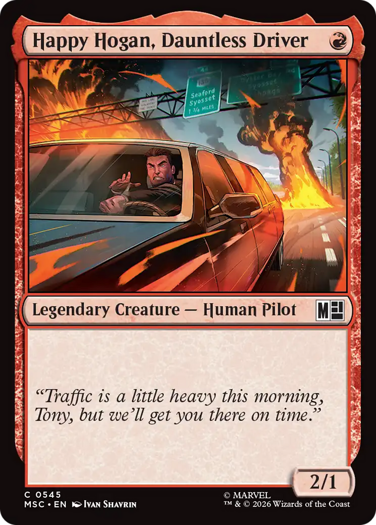 Happy Hogan, Dauntless Driver (0545) [Marvel Super Heroes Commander] | Exor Games Truro