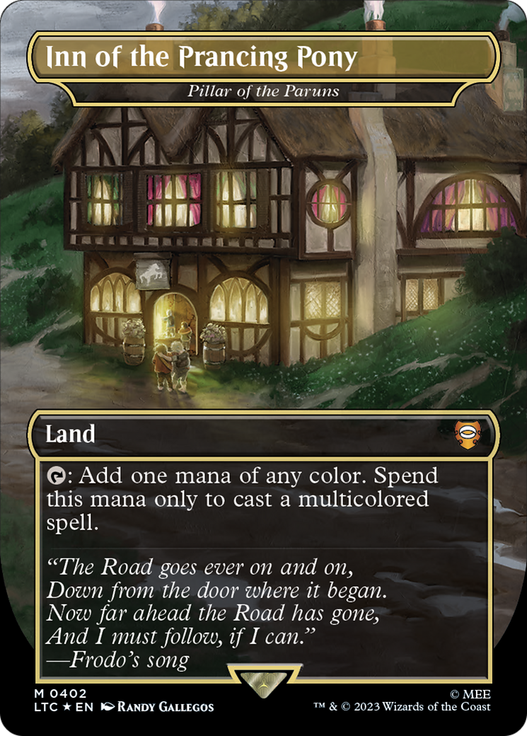 Inn of the Prancing Pony - Pillar of the Paruns (Surge Foil Realms and Relics) [The Lord of the Rings: Tales of Middle-Earth Commander] | Exor Games Truro