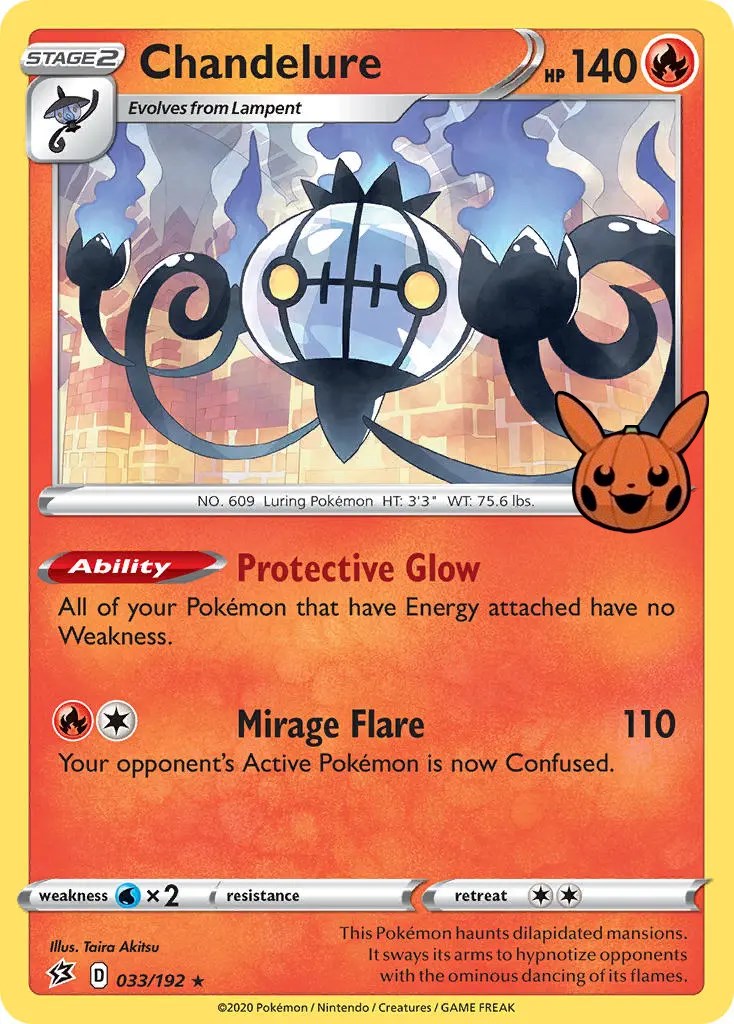 Chandelure (033/192) [Trick or Trade] | Exor Games Truro