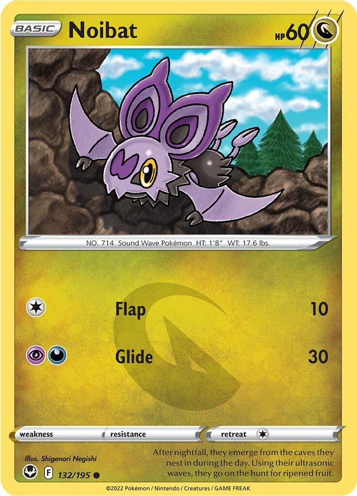 Noibat (132/195) [Sword & Shield: Silver Tempest] | Exor Games Truro