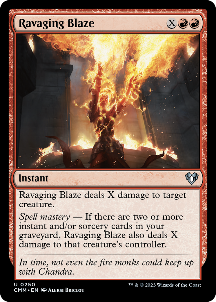Ravaging Blaze [Commander Masters] | Exor Games Truro