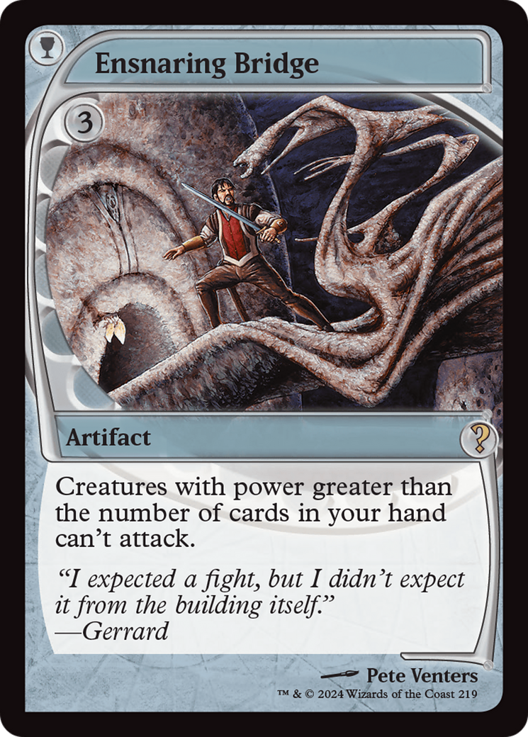 Ensnaring Bridge (Future Sight) [Mystery Booster 2] | Exor Games Truro
