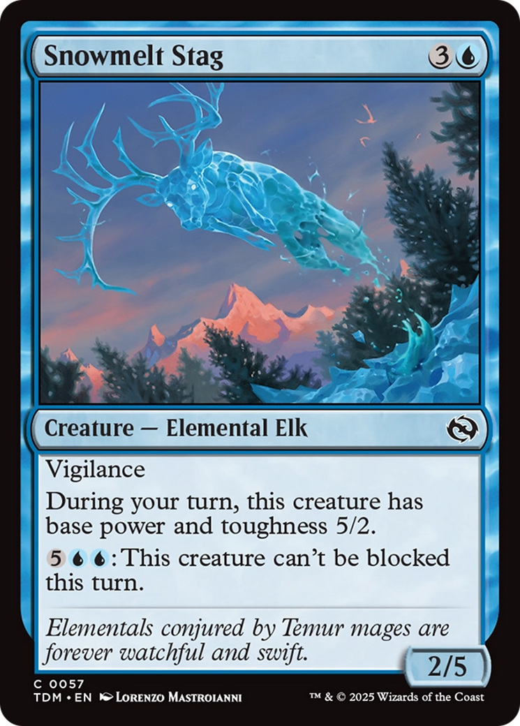 Snowmelt Stag [Tarkir: Dragonstorm] | Exor Games Truro